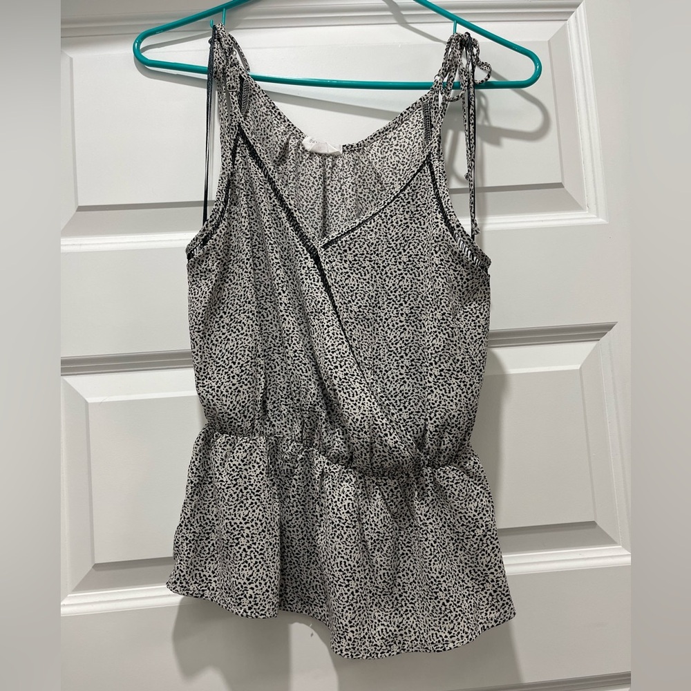 Sienna Sky Black and White Patterned Top